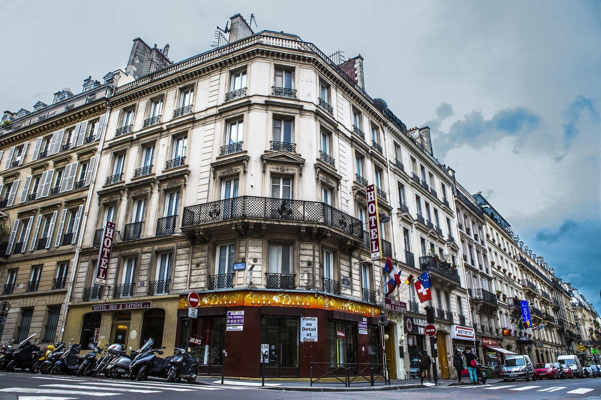 Hotel Des 3 Nations Párizs Kültér fotó